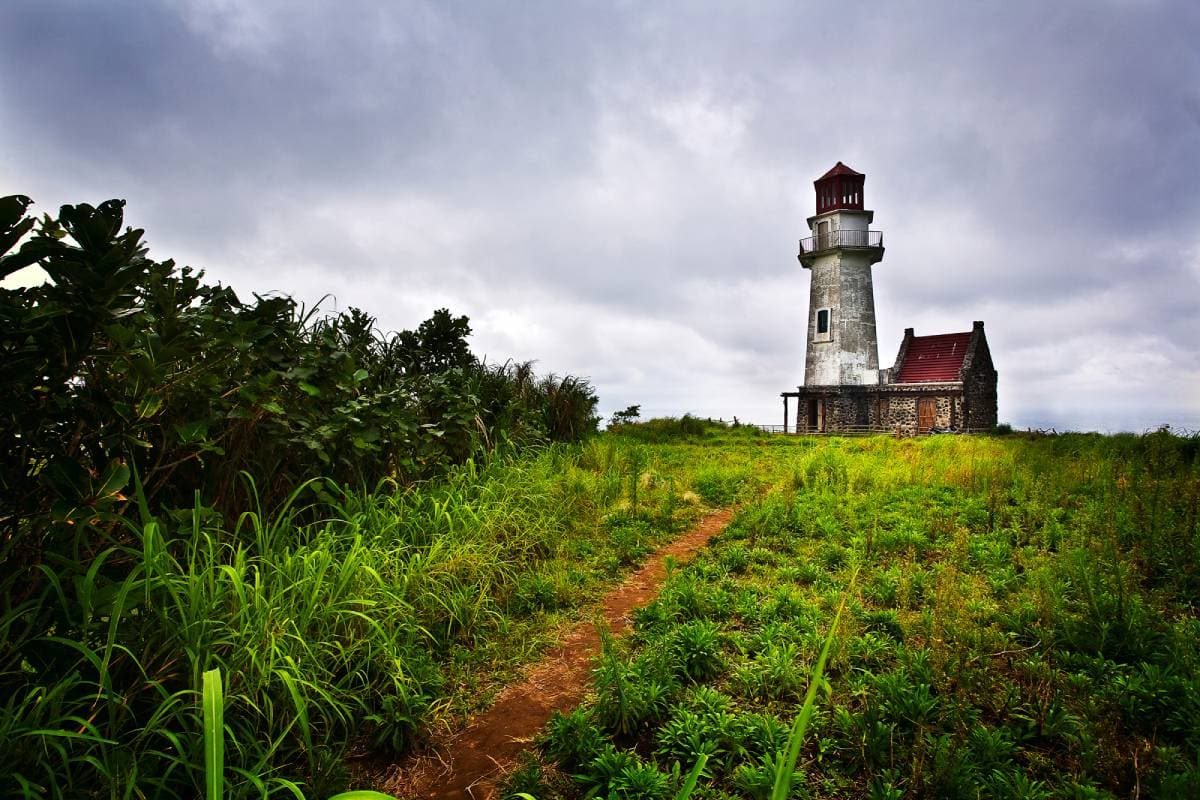 Vuurtoren op Batanes in de Filipijnen