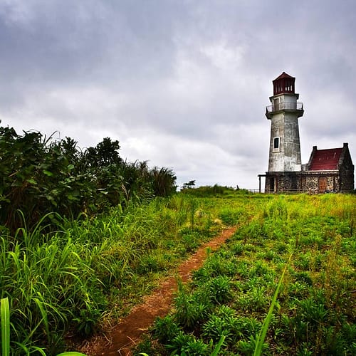 Vuurtoren op Batanes in de Filipijnen