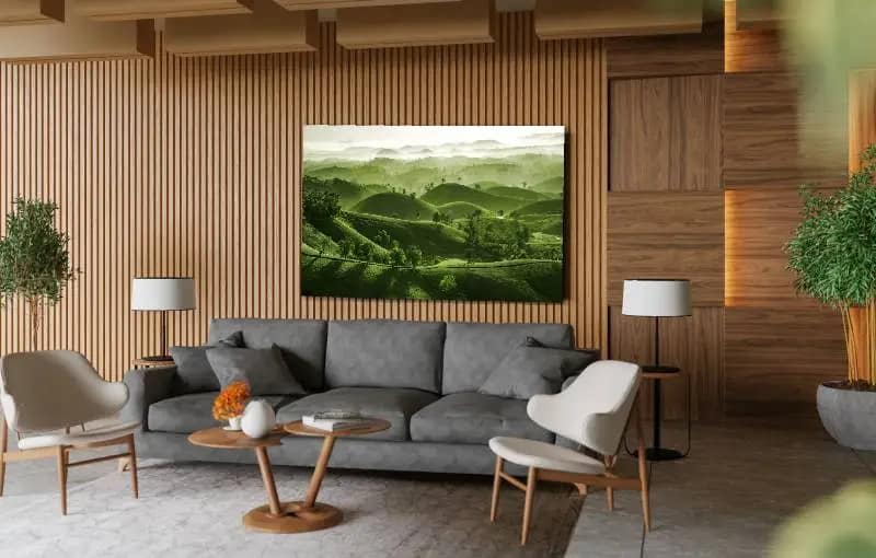 Fotokunst in hotel lobby